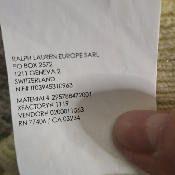 Club Monaco 100% Cashmere Pale Yellow Gray Striped Sweater Size S - Picture 6 of 6